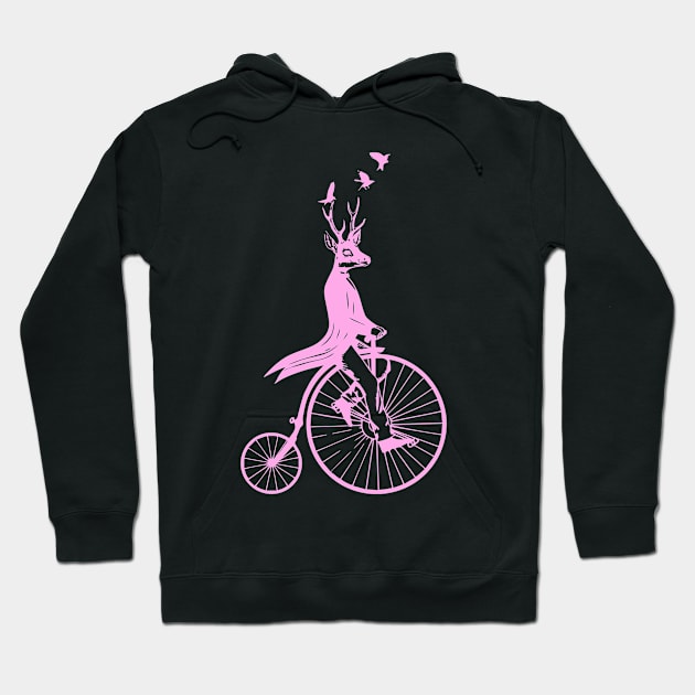 Gentleman on Bike Hoodie by moringart